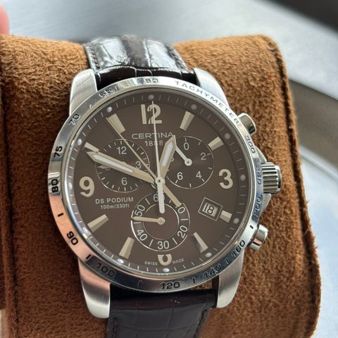 Certina ds Podium Chronograph -tobacco brown dial 🤩