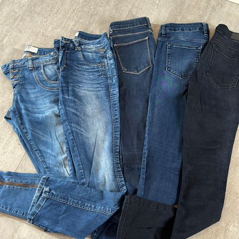 5 jeans - Pulz jeans og Bikbok