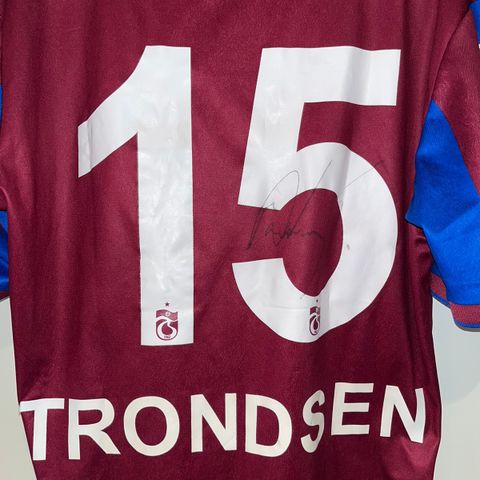 Anders Trondsen Trabzonspor hjemmedrakt 2020/21-sesongen (signert)