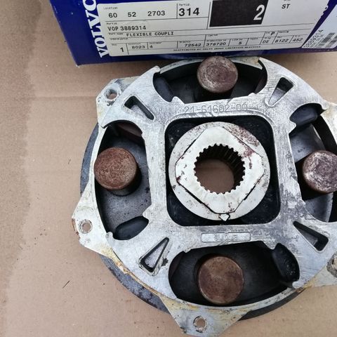 Demperplate Volvo Penta D2-55 / D2-75