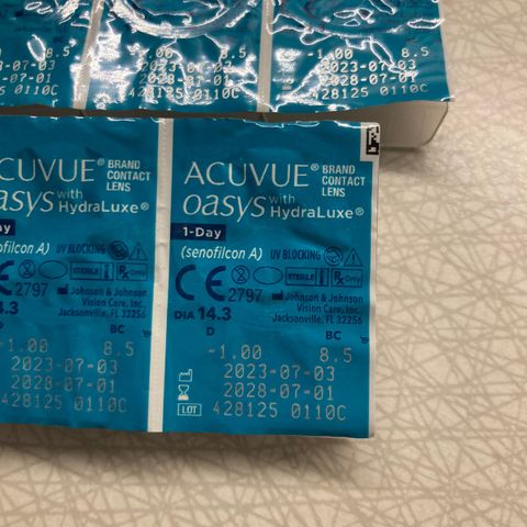 10 par Acuvue Oasys endagslinser -1