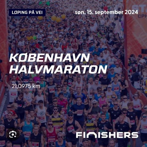 Copenhagen Half Marathon startnummer