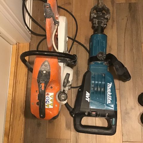 Pigghammer til salgs 7000kr.        Stihl ts400 6000 kr