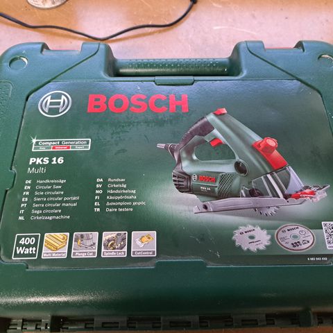 Ny Bosch pks 16 multi sirkelsag