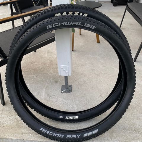 29" Maxxis Rekon + Schwalbe Racing Ray