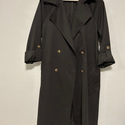 Trenchcoat kåpe størrelse S