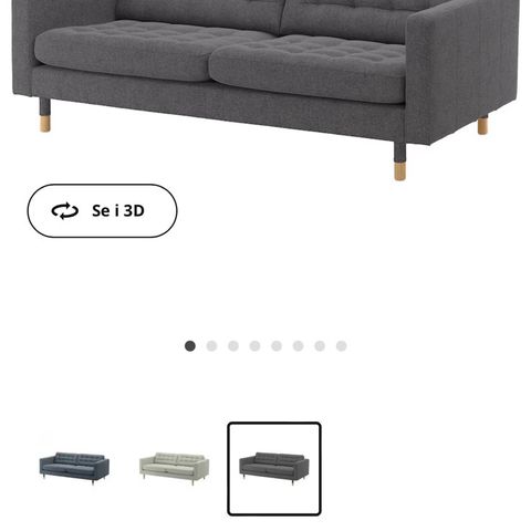 Landskrona 3 - seters sofa