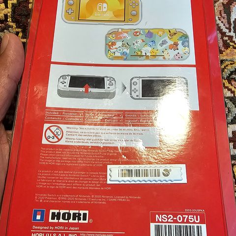 Nintendo Switch lite Deksel ikke åpnet