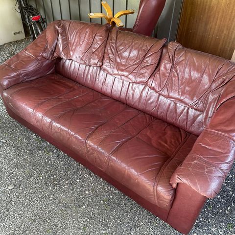 Sofa + Lenestol m/krakk