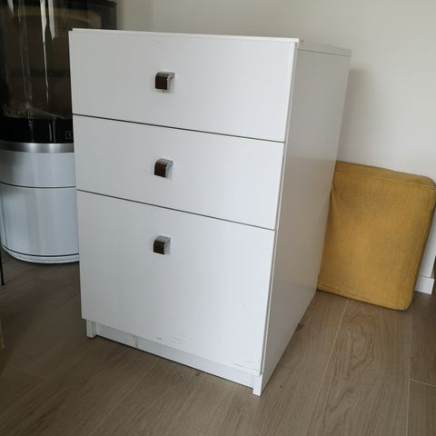 Skuffeseksjon IKEA Hvit H77 B50