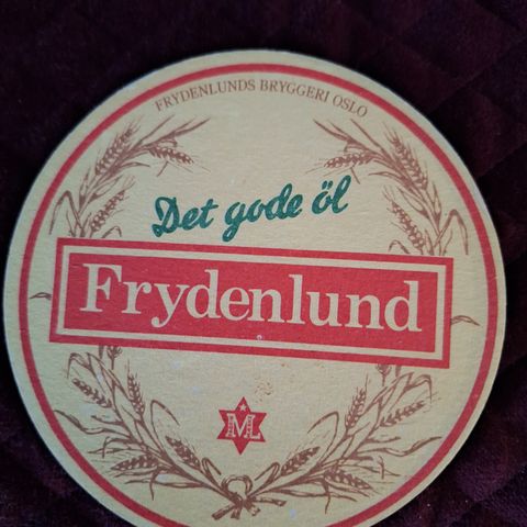 7 retro Frydenlund ølbrikker