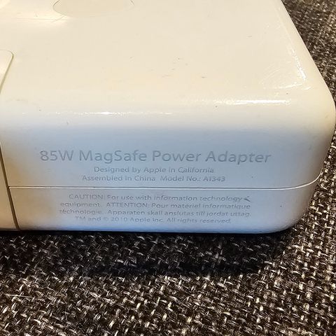 Apple 85W magsafe power adapter strømadapter A1343