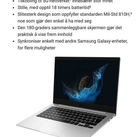 Samsung galaxy Book 2 15, 6 FHD (Silver)