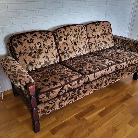 Retro 3-seter sofa