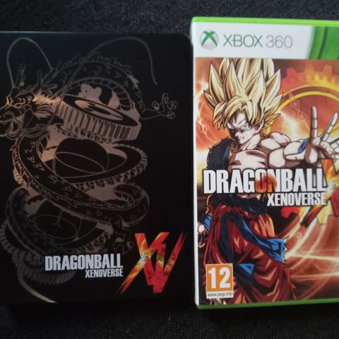 Xbox 360 Dragonball XenoVerse XV med steelbook cover selges