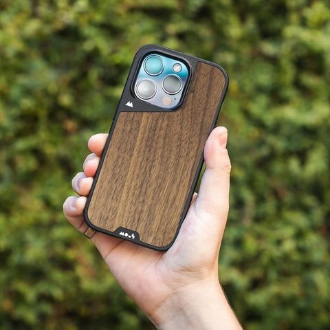 iPhone 15 Pro - Mous Limitless 5.0 - MagSafe® Compatible Walnut Phone Case