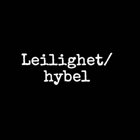 Jeg leter etter en leilighet/hybel