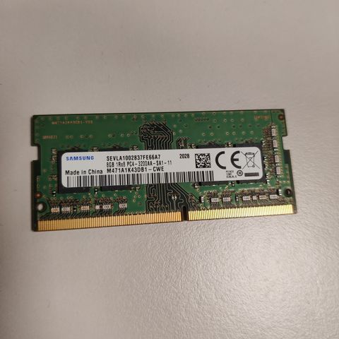 8GB 3200 laptop ram