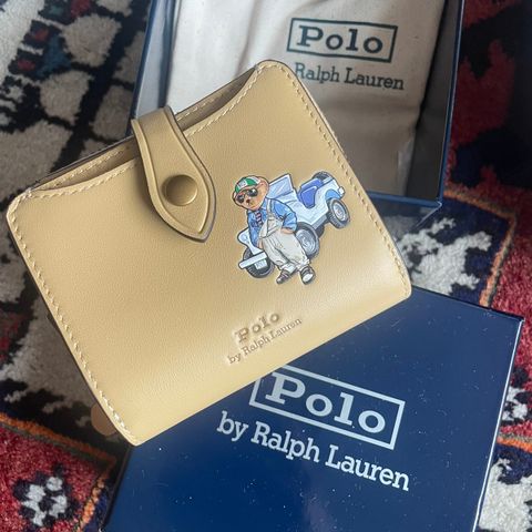 Ny Ralph Lauren lommebok med Polo bear