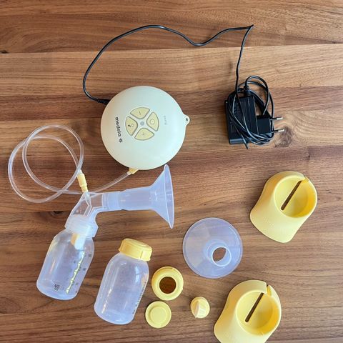 Medela swing med flasker