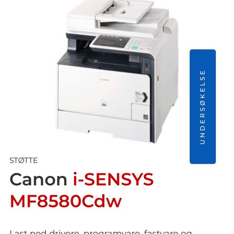 I-Sensys MF8580Cdw printer