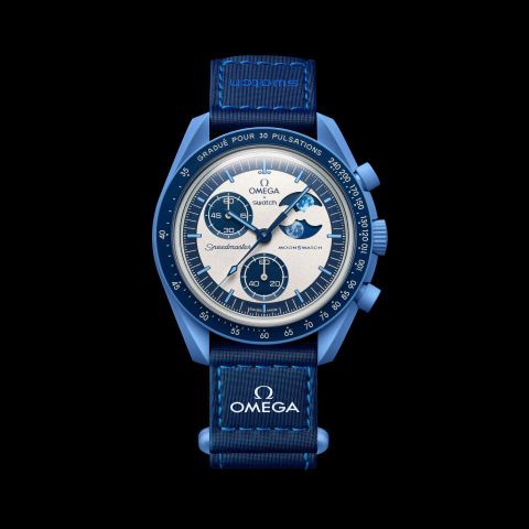 OMEGA X SWATCH Moonswatch Super Blue Moonphase