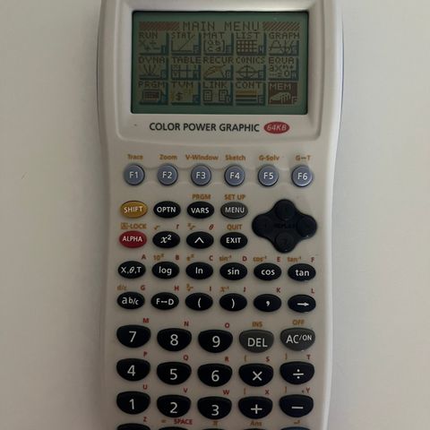 Kalkulator casio cfx-9850gc plus for ingeniører