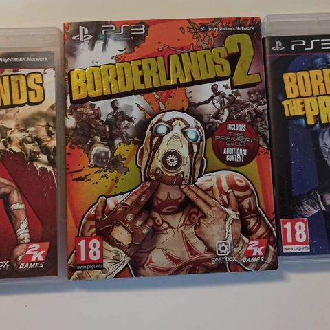 Borderlands/ Borderlands2/Borderlands The pre Sequel ps3 spill