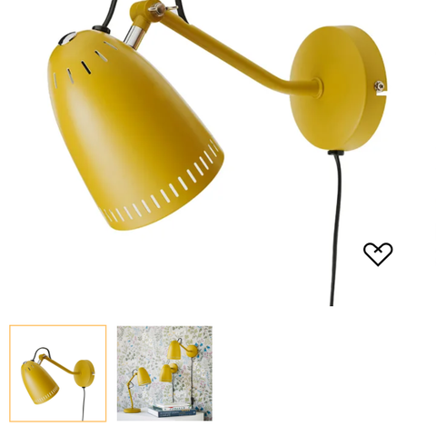 Dynamo vegglampe