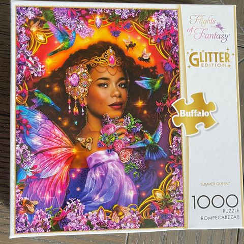 Puslespill 1000 - Summer Queen (Glitter Edition)