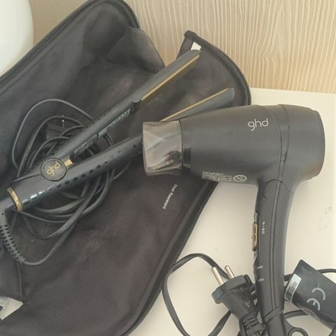 GHD stylingjern og reiseføner