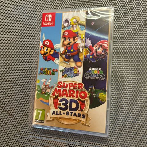 Super Mario 3D All Stars Nintendo Switch Sealed / Forseglet