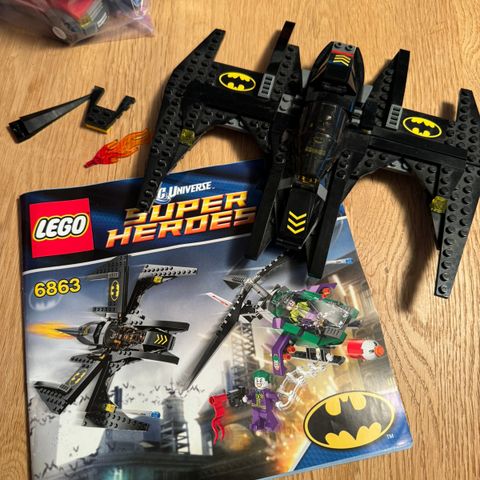 Lego super heroes: 6863 med bruksanvisning