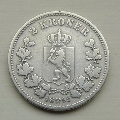 2 Krone 1892 Norge