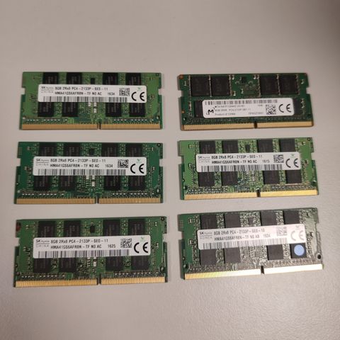 8GB 2133 laptop ram