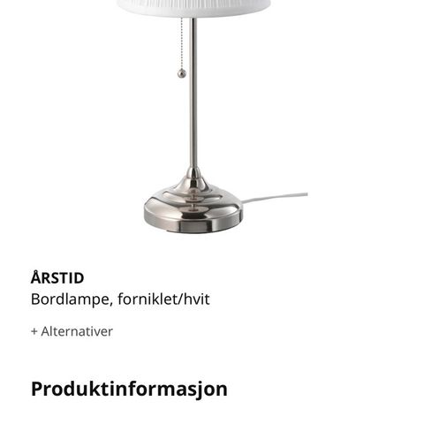 Lampe IKEA