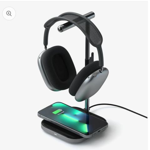 Satechi 2-in-1 Headphone Stand og Trådløs Lader