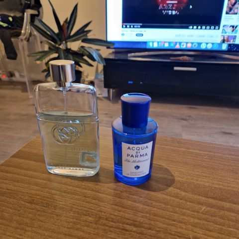 Gucci guilty cologne og acqua di parma ginero di sardegena