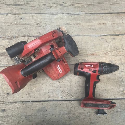 Hilti sirkelsag og drill