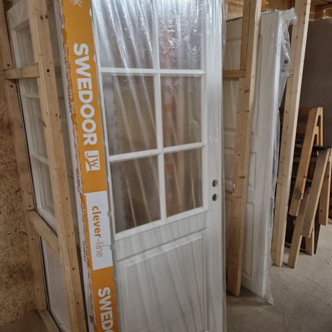 Glassdør 80x210 SP6 Swedoor