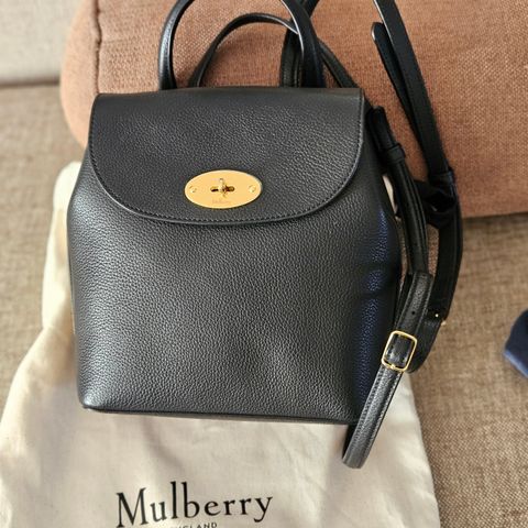 Mulberry  Mini Bayswater Backpack . Har kvittering  for dette.