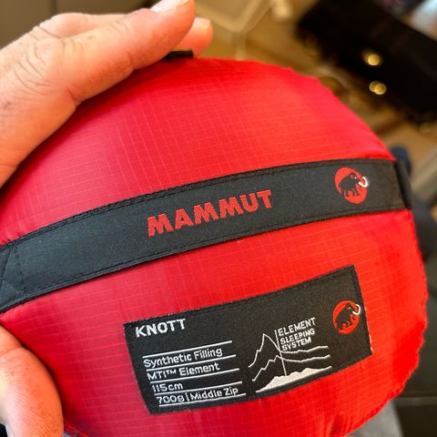 Knott Mammut Sovepose for den minste