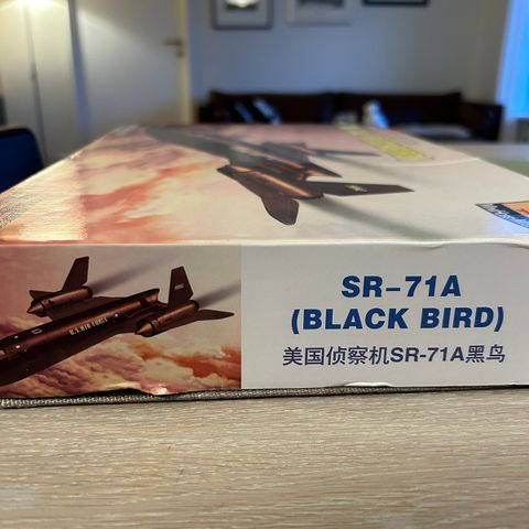 SR-71A Black Bird 1/72 scale modellbyggesett