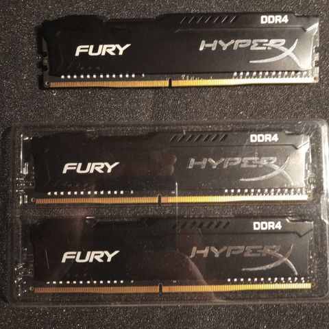 3 stk Hyper Fury DDR4