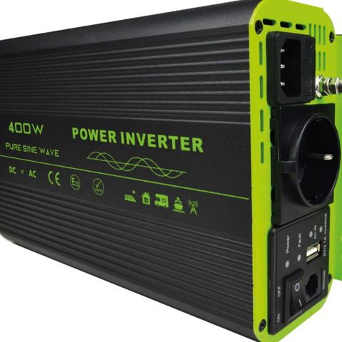 INVERTER 1000W - Modificeret sinus kurve, ny i eske