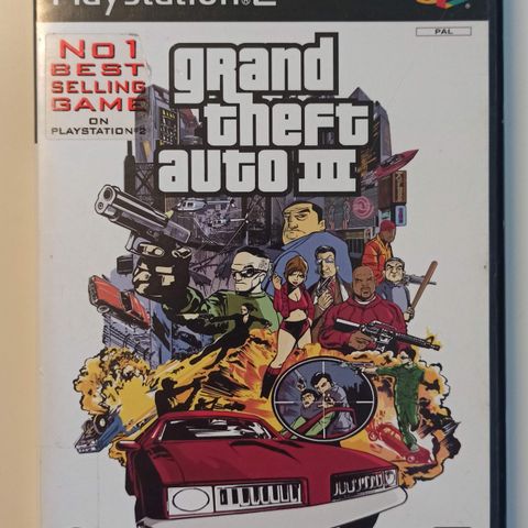 GTA III Grand Theft Auto 3 ps2 spill PlayStation 2