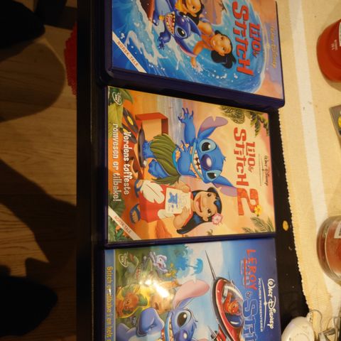 LILO & STITCH PÅ VHS + 2 DVD FILMER