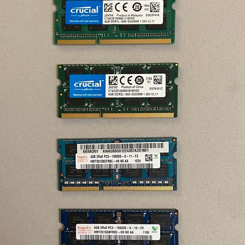 1*4 GB memory DDR3