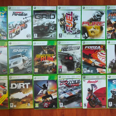 Bilspill til Xbox 360