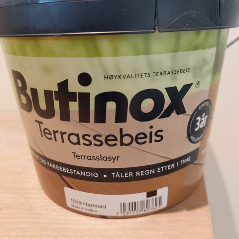 Butinox terrassebeis 3liter. Harmoni.